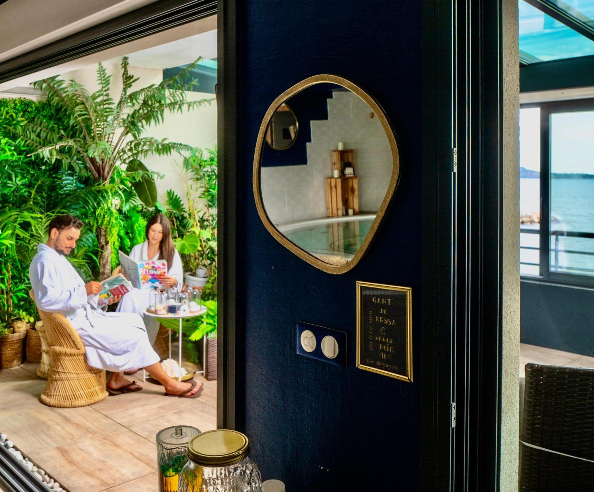 Blue Summer Vibes Apartment For 4P, Ac, Parking, Beach At 50M, Spa Access -1 拉西约塔 外观 照片